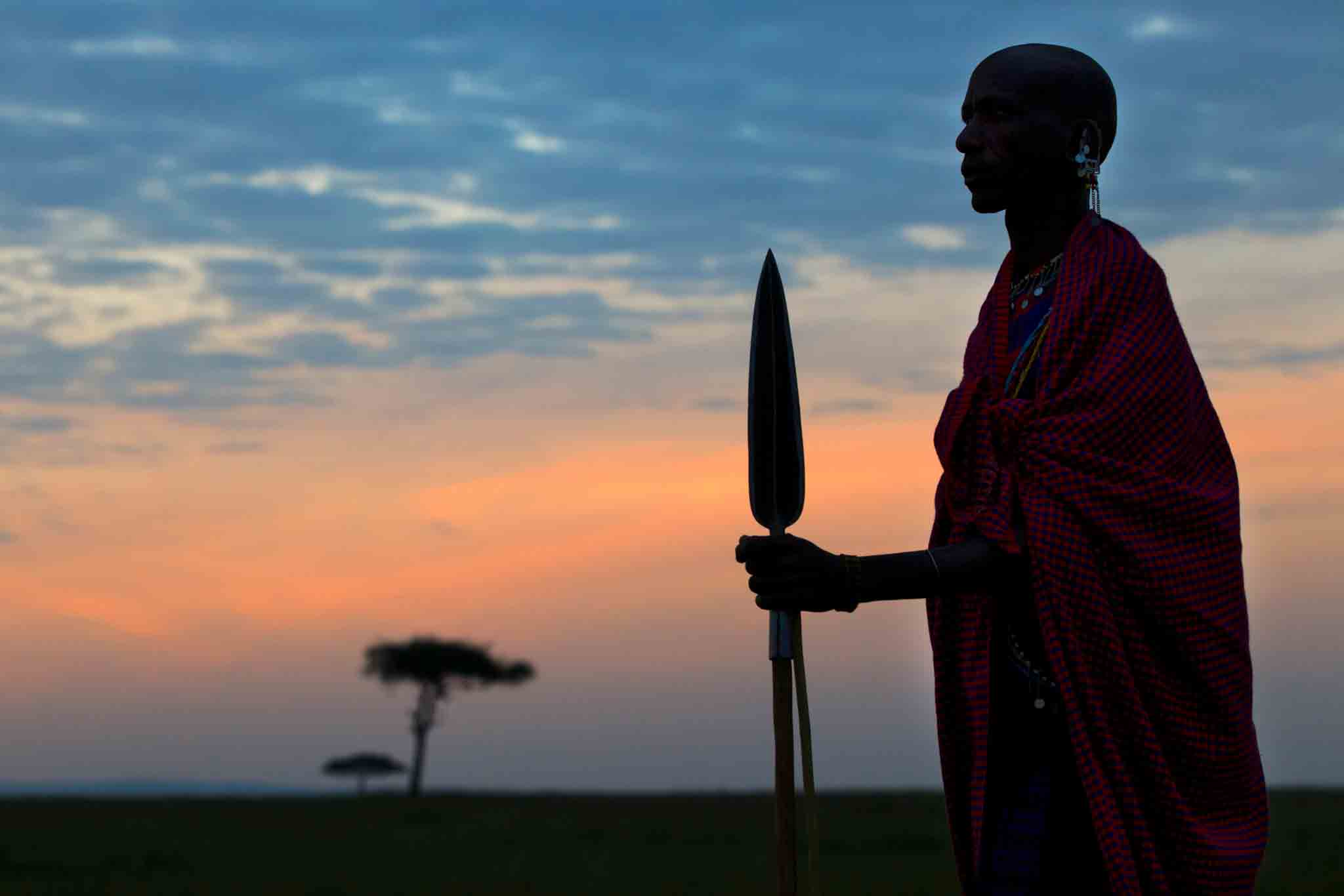 A man from the Masai Mara tribe